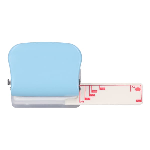 Paper Punch 3-Hole Punch 5 Sheet Capacity Handheld DIY Tool for B5 A5 A6 A7 A4
