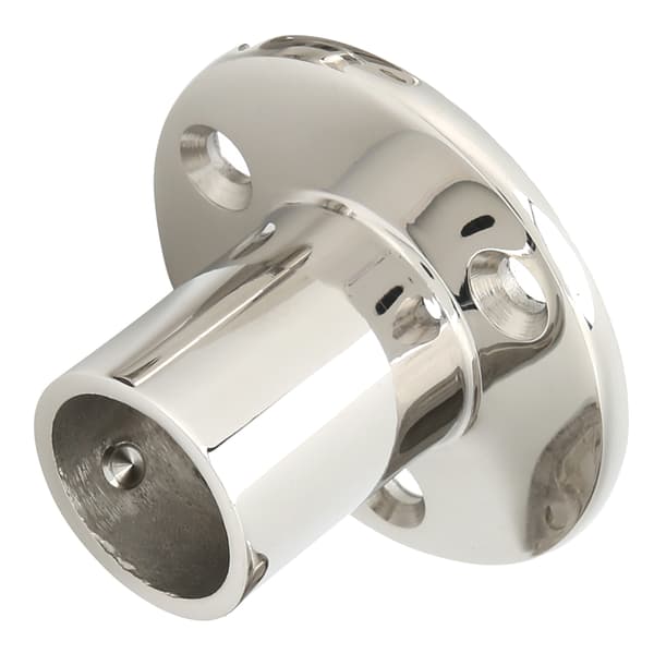 MJS013 90 Degree Round Base Stainless Steel for Boat, Round Base for Boat Railing 25MM