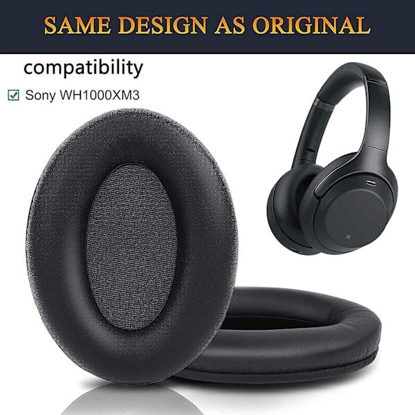 Earpads Replacement for Sony WH-1000XM3 1 Pair (Black) B B