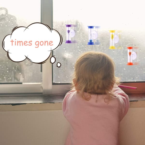 Timeglas med sugekop Timeglas Timer til spil, madlavning, til