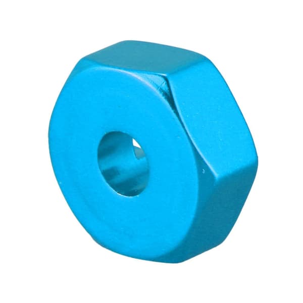 Aluminiumslegering 12 mm kombinationshjulnav hex-adapter opgradering, blå