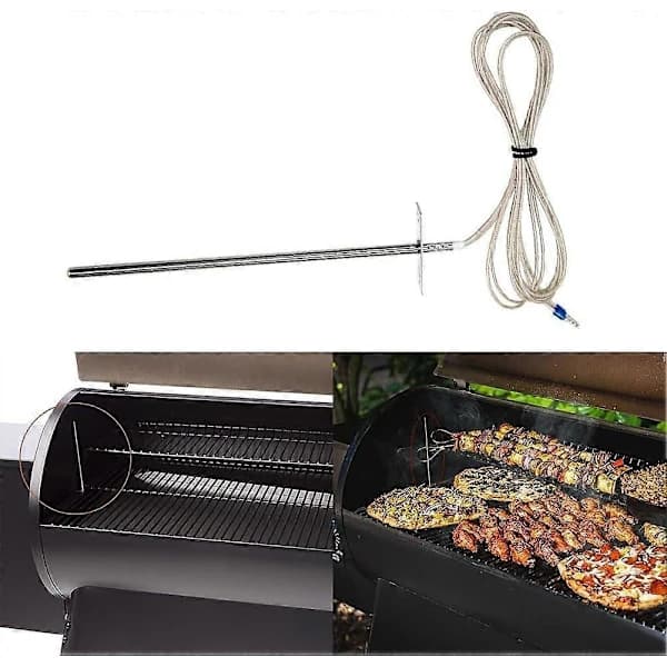 RTD temperatursensorerstatning for Traeger Grills 22 34-serien, rustfri stålsensor for trepelletsgriller