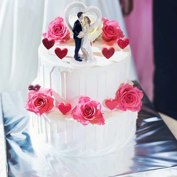 Wedding Cake Topper Bride and Groom Figurines Cake Decorations