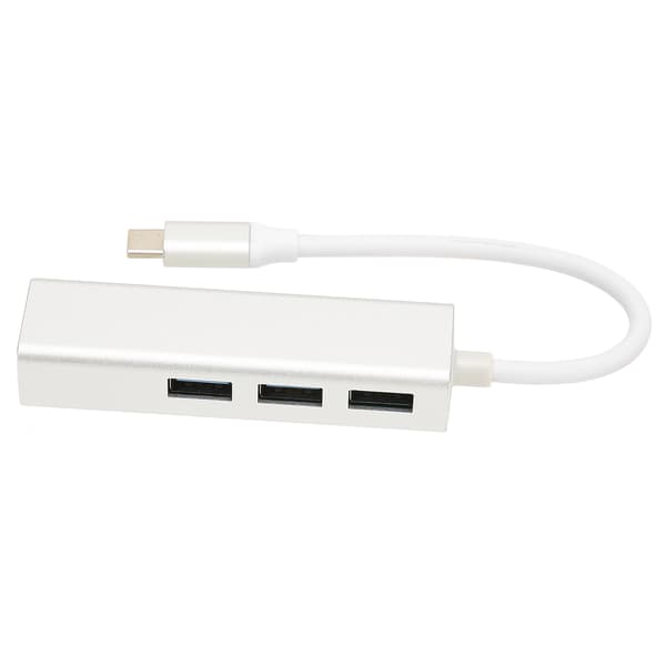 USB C - Ethernet-sovitin RJ45 3 USB3.0-porttia Nopea Gigabit USB C - Ethernet-sovitin Windows 7:lle OS X:lle