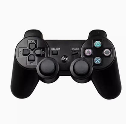 2-pakning - Trådløs håndkontroll for PS3 - Kompatibel - Svart