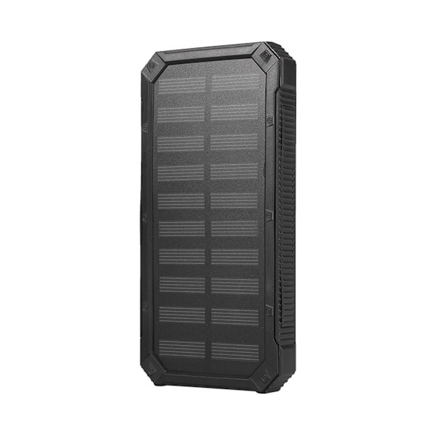 Bærbar 20000mAh Hurtigopladning Dobbelt USB Polar Mobil Power Bank Case DIY Kit Sort