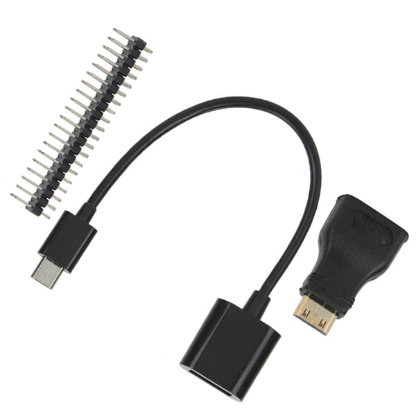 Mini HD til HD-adapter Micro USB til USB hunn strømkabel 40P for Raspberry Pi Zero Pin Kit