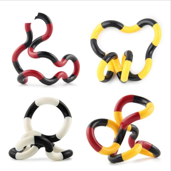 Tangle Toy Fidget Twister Käsilelu Kierrettävä Dekompressiolelu 4
