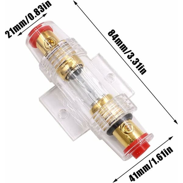 2 stk In-Line sikringsholder, 60A sikringsholder Bilsikkerhet