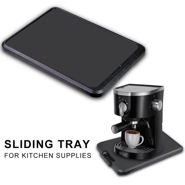 Sliding Tray for Coffee Makers Stretchy Coffee Maker Shelves for Countertops