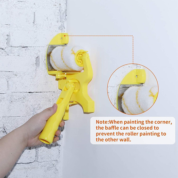Clean Cut Paint Edger Roller High Toughness Wall Edging Brush for Interior Corner Walls With Box With Box