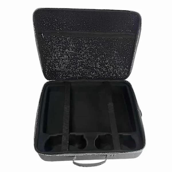 PS5 Carrying Case - 2023 Protective Case with Adjustable Handle and Storage for Console, Black
