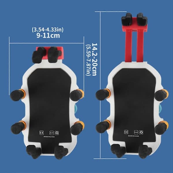 Strong Motorcycle Mobile Phone Holder with Adjustable Handlebar Clamp Anti-Vibration Bike Phone Mount for Devices