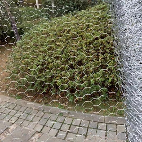 Wire Mesh Galvaniserad Hexagonal Mesh Lättvikt Mesh DIY-projekt för Hemträdgård A