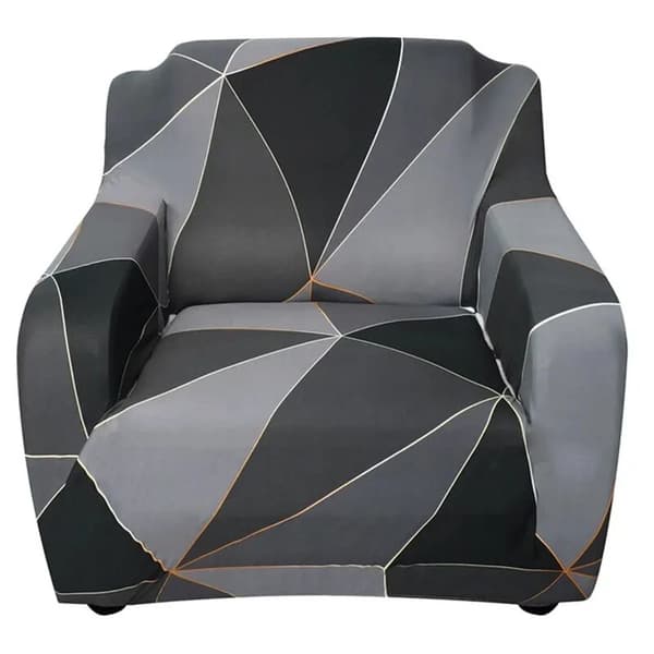 Trykt 1-seters sofatrekk superelastisk stoff 90cm-130cm