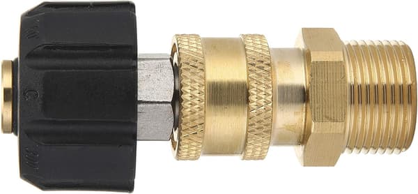Adapterkit til højtryksrenser, hurtigkoblingspistol, M22 til 1/4'