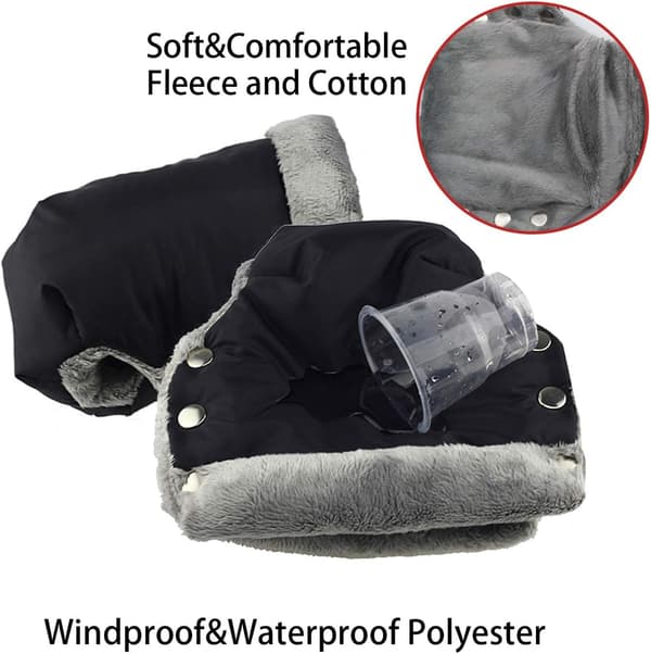 Stroller Hand Muff - Buggy Mittens Stroller Gloves Hand Warmer Mittens, Univ