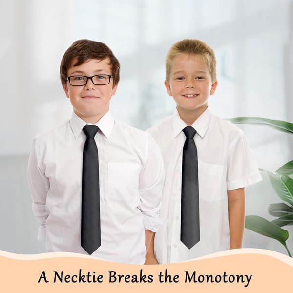 Drenge slips til skole/dimission/hverdag sort - Black