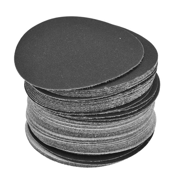 50 pcs 75 mm Hook and Loop Sanding Discs, Polishing Paper, Sandpaper, 400 Grit