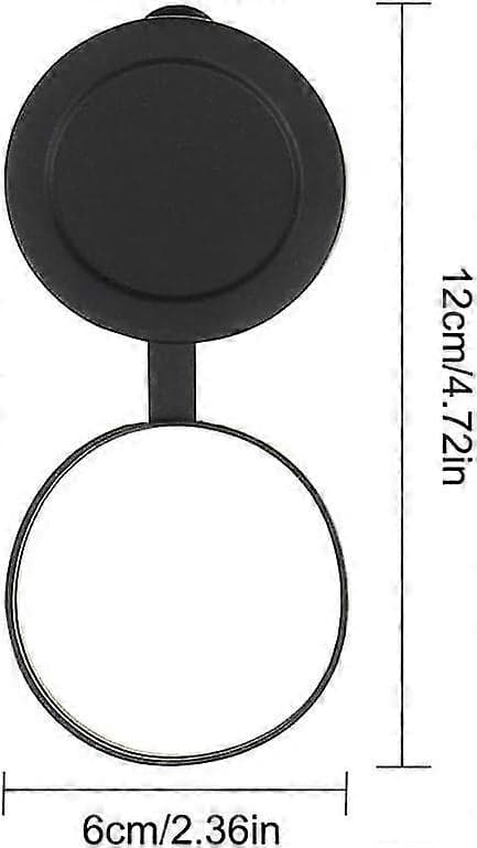 3 Pcs Binocular Lens Covers, 42mm Objective Lens Rubber Caps with Outer Diameter 51-60mm for Binoculars