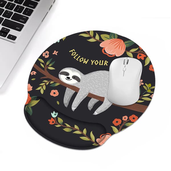 Musemåtte med ergonomisk håndledsstøtte MultiColor