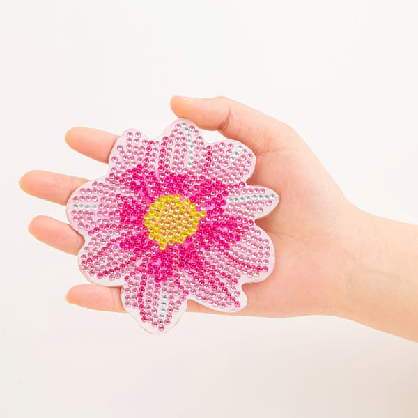 Diamantmålade underlägg Blommor Diamantmålade teunderlägg
