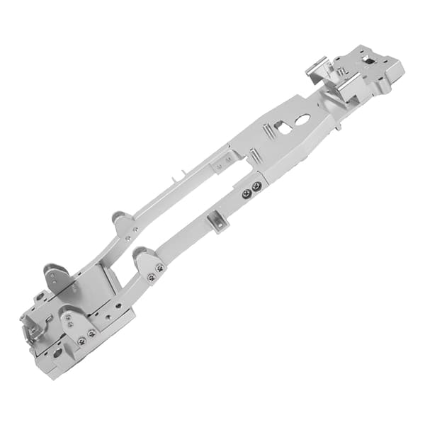 RC metalchassisramme DIY-del til WPL D12 1/10 RC modelbil opgraderingsdele tilbehør sølv
