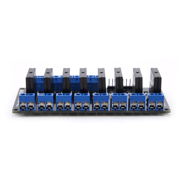 8-kanals solid state-relémodul DC-AC lavnivåutløser med sikring