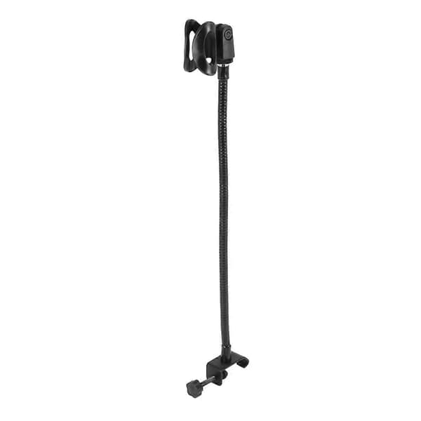 Flexible Gooseneck Microphone Stand with Desk Clamp for Radio Recording Studio, Live Broadcast Eq
