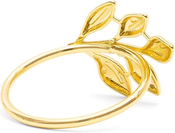 Servettringar (1,8 tum guld 12-pack)
