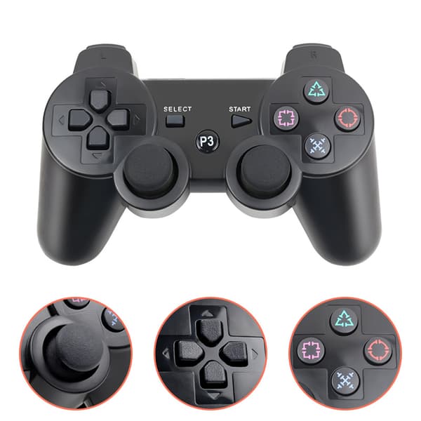 Trådløs håndkontroll for PS3, kompatibel, 1-pakning