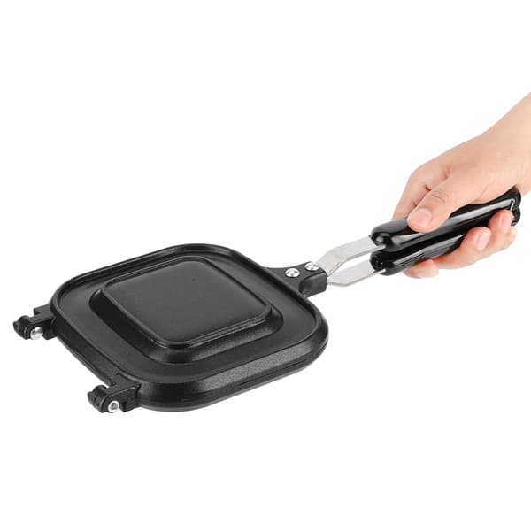 Dobbeltsidig multifunksjonell stekepanne, smørbrødrist, frokostmaskin, non-stick bakeform