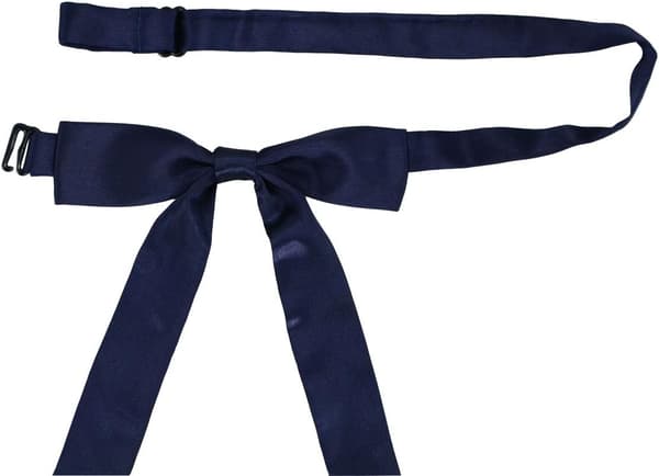 Dame-flue, justerbar, forhåndsbundet, sommerfugleknude, skjorter, slips, TD7, blå, one size -