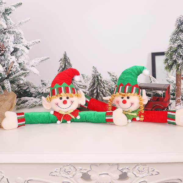 Pieces Christmas Curtain Tie-backs - Cartoon Elf, Doll Curtain Tie-backs