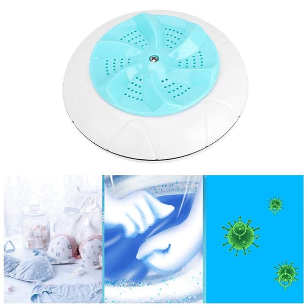 Mini pesukone - Kotitalouskäyttöön tarkoitettu turbopesukone (vihreä)-FA-