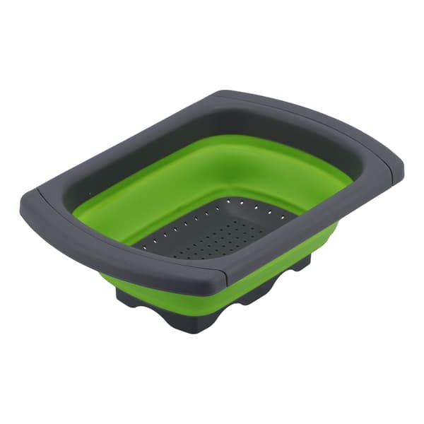 Retractable Folding Colander Basket for Washing Fruits and Vegetables in the Kitchen