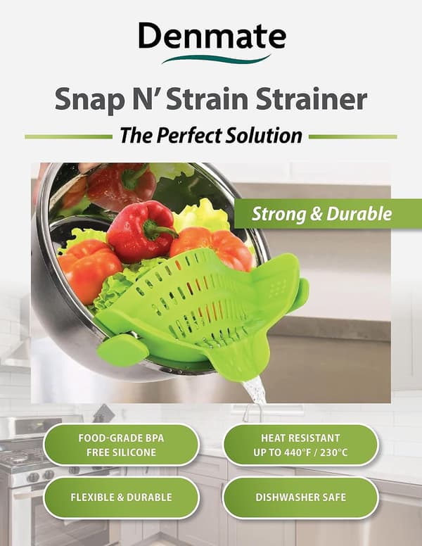 Original Green Kitchen Sil for Gryter, Stekepanner og Skåler, Justerbar