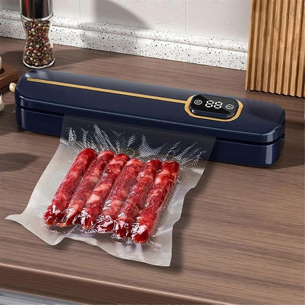 Household Vacuum Sealer Kitchen Food Compression Vacuum Machine Fully Automatic B EU Plug