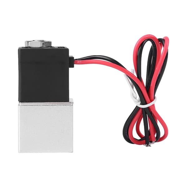 12V DC 1/4 \" 2-vägs normalt stängd pneumatisk elektrisk magnetventil i aluminium