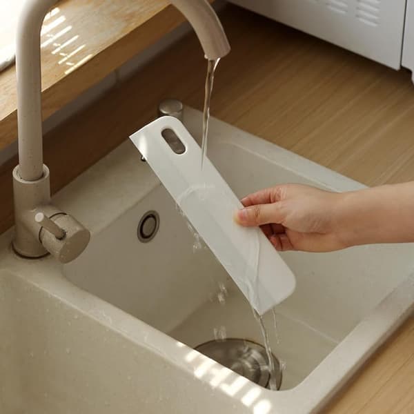 Mini Soft Rubber Squeegee Window Scraper Wiper Glass Cleaning Tool for Glass, Shower Door, Mirrors, Bathroom