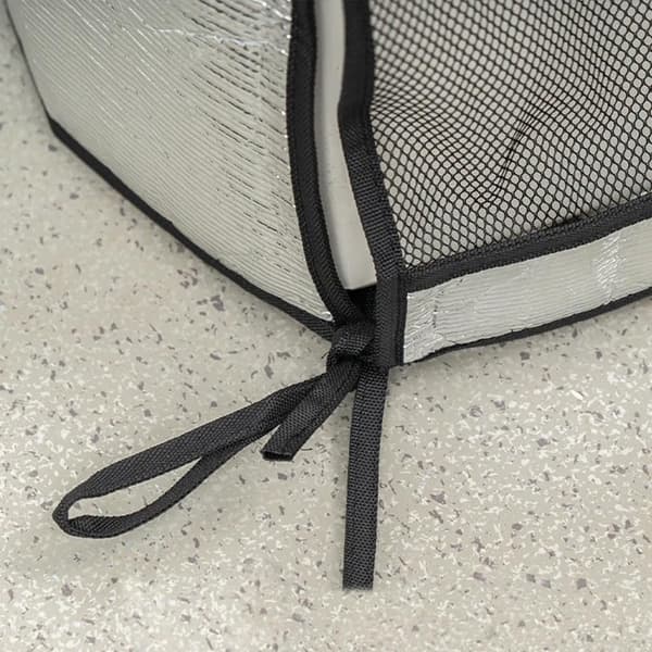 Luftkonditionering Dammsolskydd (86 x 35 - Bärbart aluminiumskydd Snö 60cm) 86x35x60cm