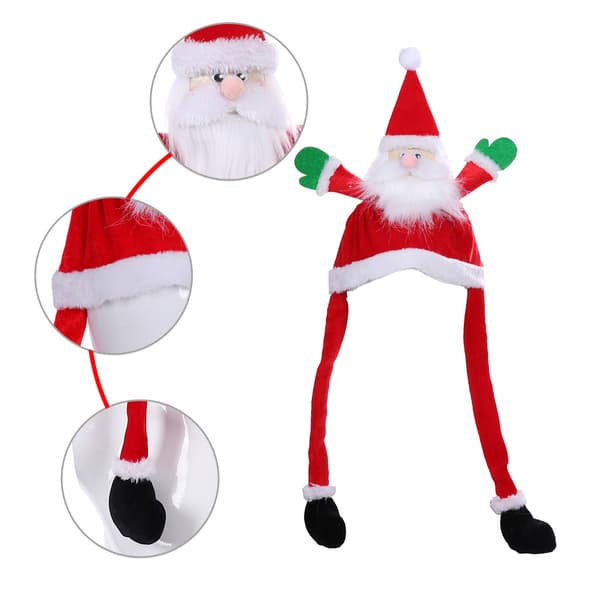 Julemandshat julepynt nytår sjov julehat voksne børn julepynt til hjemmet julemanden null - 1 null - 1