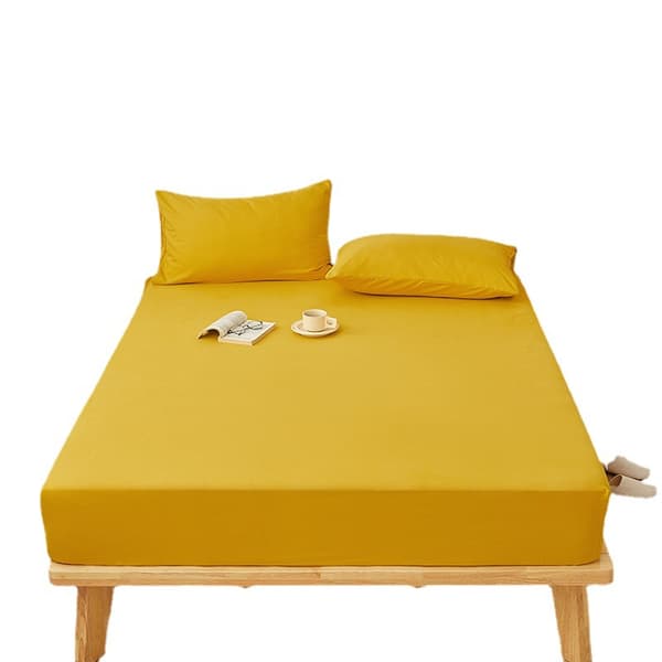 Ginger Yellow, 137 * 190+35cm - Bedspread cm, Mattress Protector