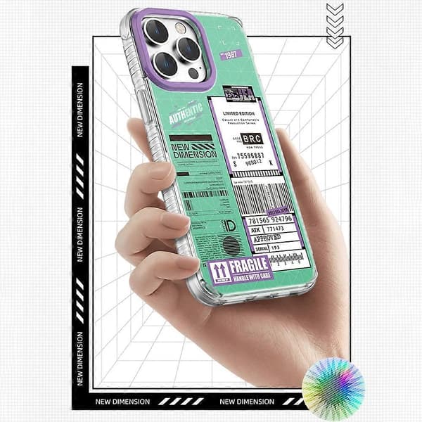 Mutural Dobbeltsidig Laminert Trykt TPU-telefondeksel til iPhone 14