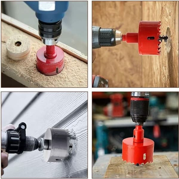 50 mm bimetall hullsag, M42 HSS hullsag, hurtigstål
