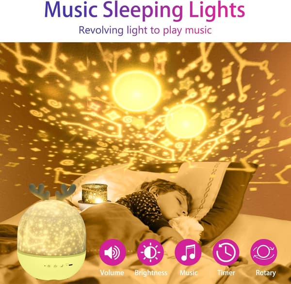 LED-gypsophila-projeksjonslampe Amazon stjerneprojeksjonslampe DIY mu