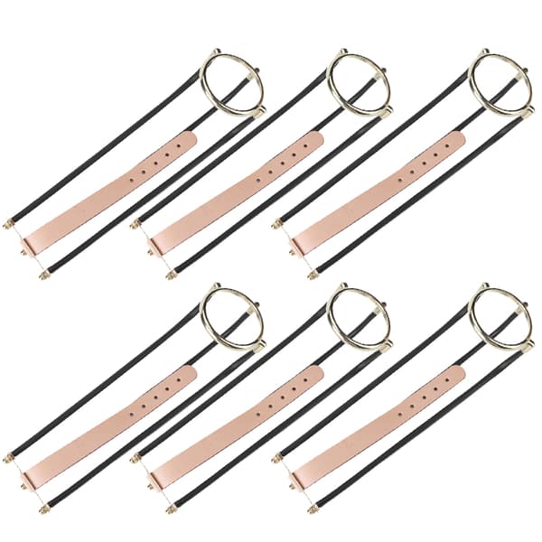 6 Pcs Billiard Table Ball Falling Rail Pocket Snooker Pool American Style Pool Bronze Brass