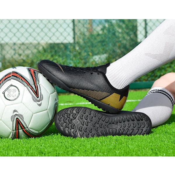 Fotballsko for menn og kvinner, innendørs og utendørs, store gutter, AG/FG Svart-1 42