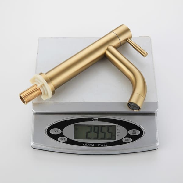 Brushed Gold Single Cold Water Faucet for Sink, 304 Material