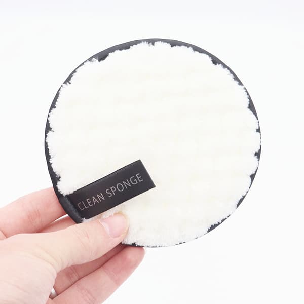 3 bløde og praktiske makeupfjernelsessvampe til kvinder, 12 cm